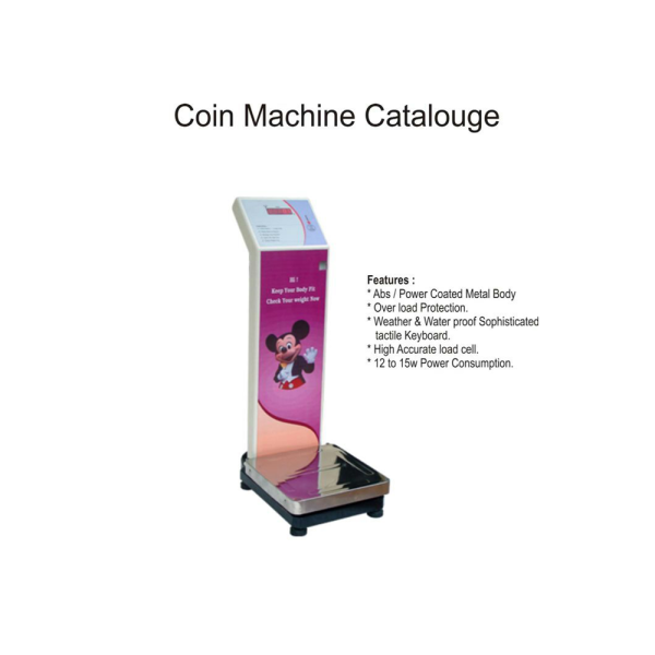 coin operated weighing scale