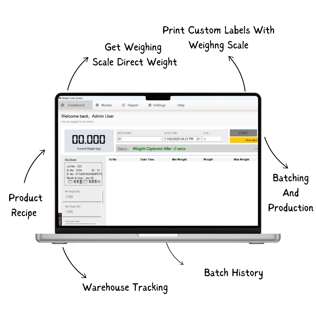Weighing Software