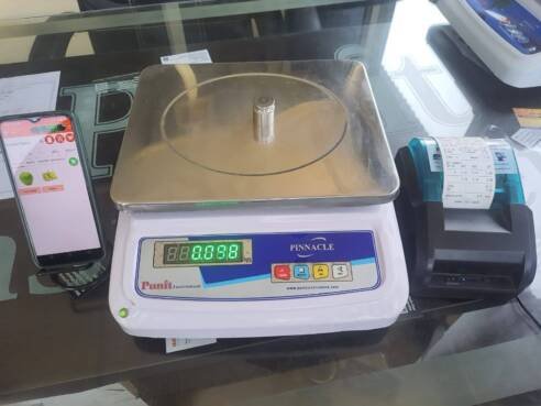 TABLE TOP WEIGHING SCALE WITH MOBILE APP AND PRINTER - Image 2